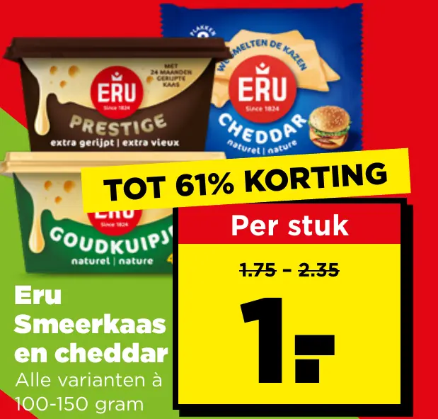 Eru Smeerkaas en cheddar