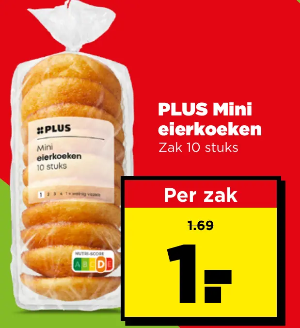 PLUS Mini eierkoeken
