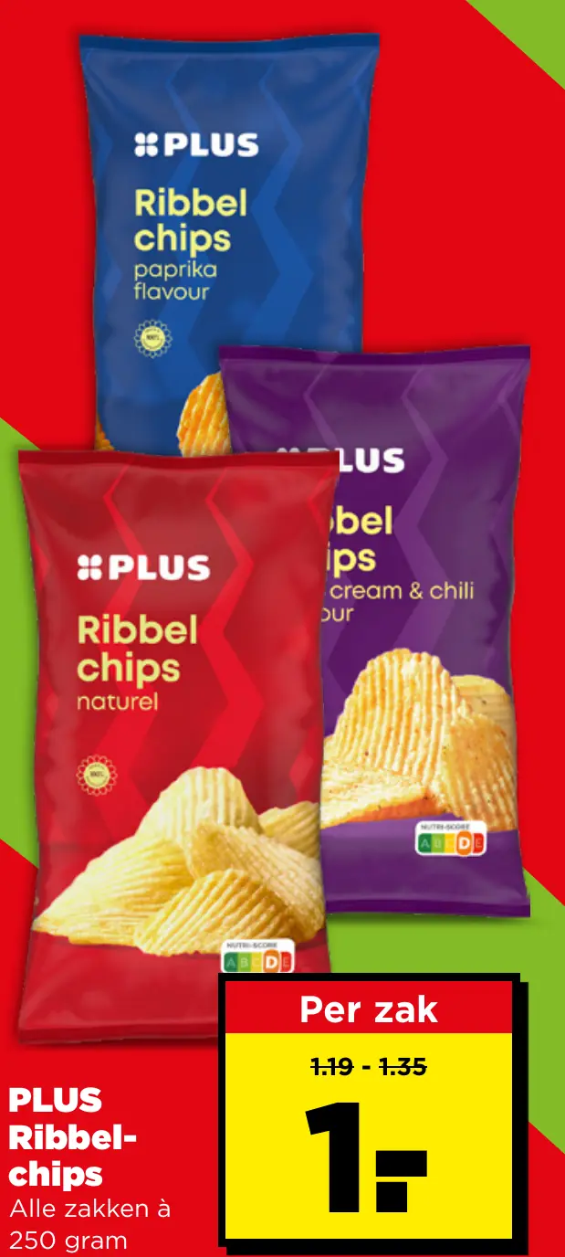 PLUS Ribbelchips