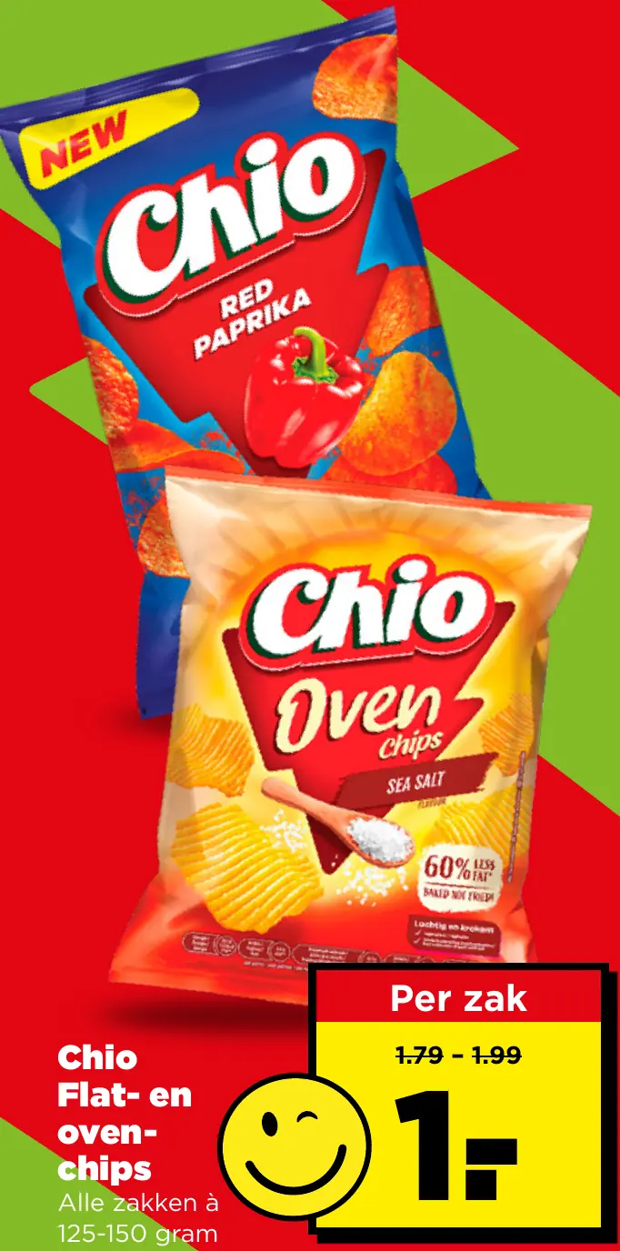 Chio Flat- en ovenchips