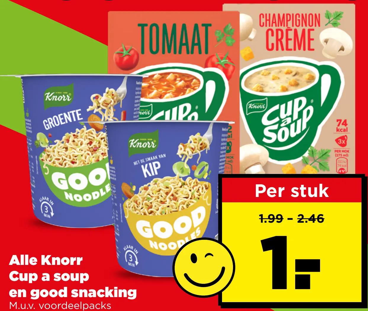 Alle Knorr Cup a soup en good snacking