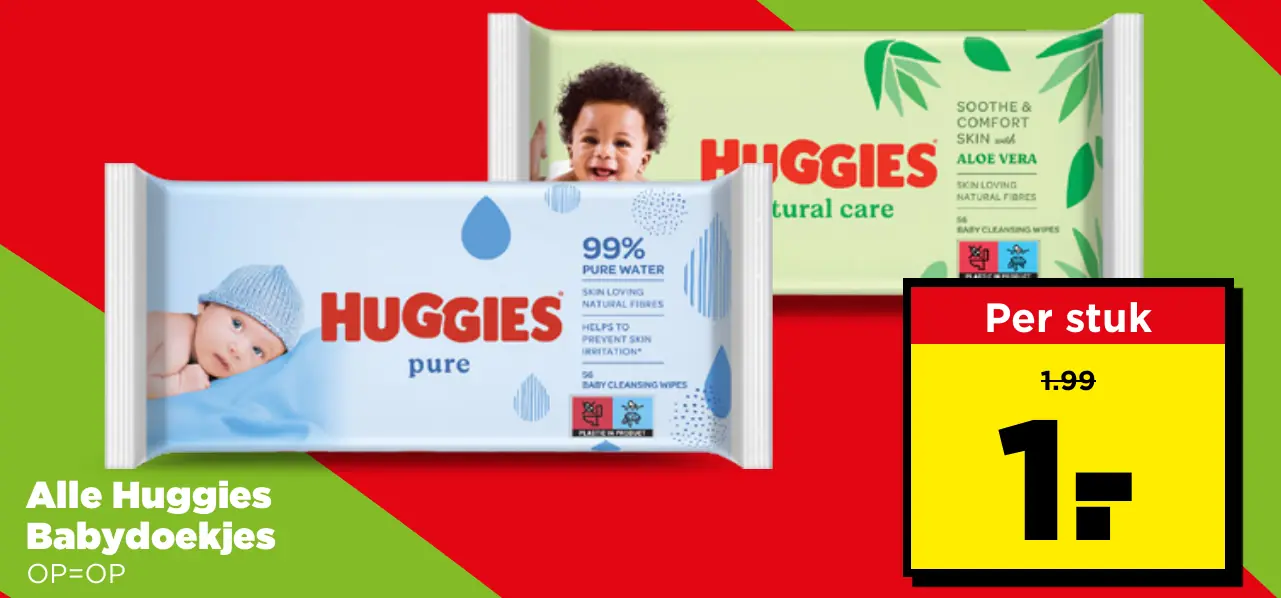 Alle Huggies Babydoekjes