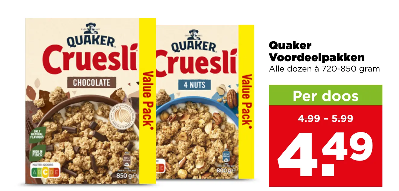 Quaker Voordeelpakken