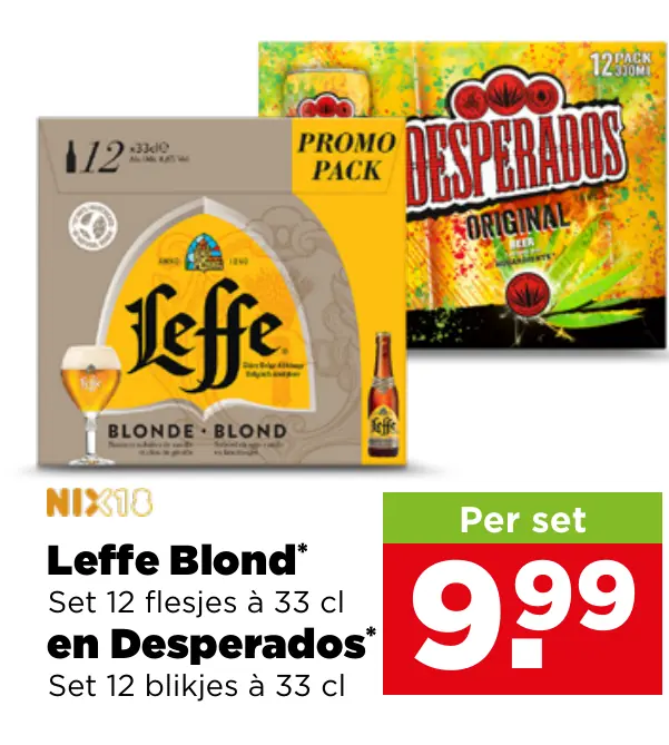 Leffe Blond en Desperados