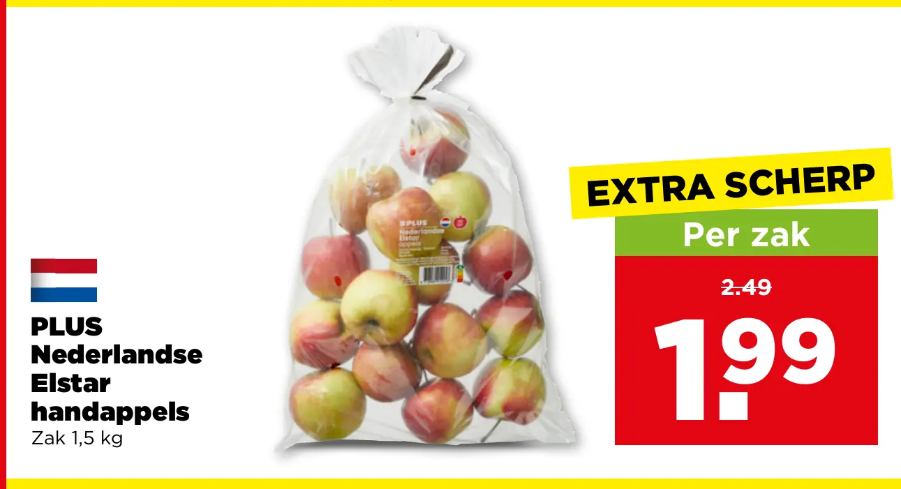 PLUS Nederlandse Elstar handappels