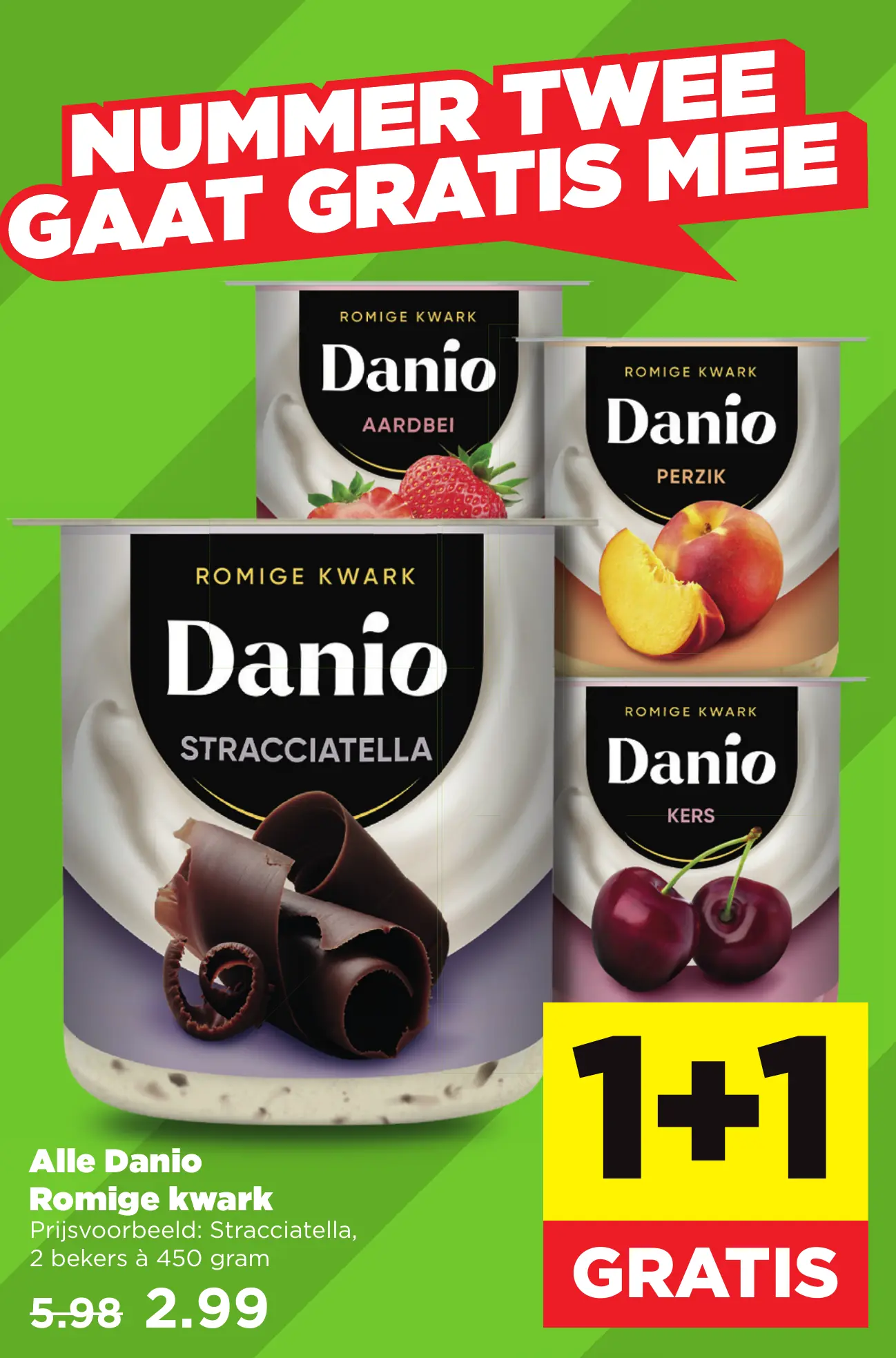 Alle Danio Romige kwark