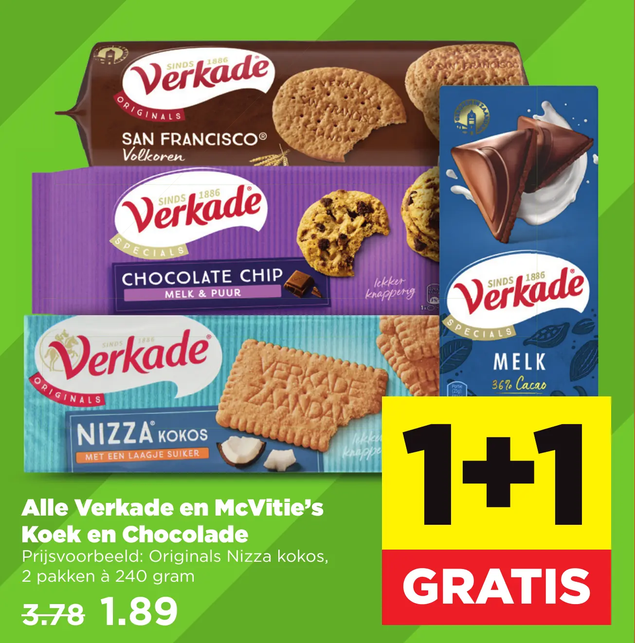 Alle Verkade en McVitie's Koek en Chocolade