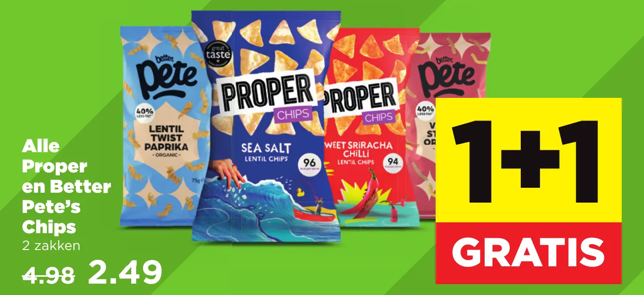 Alle Proper en Better Pete's Chips