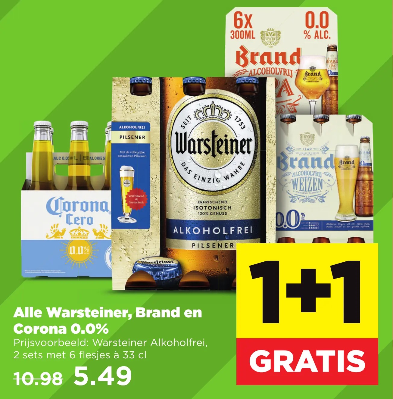Alle Warsteiner, Brand en Corona 0.0%
