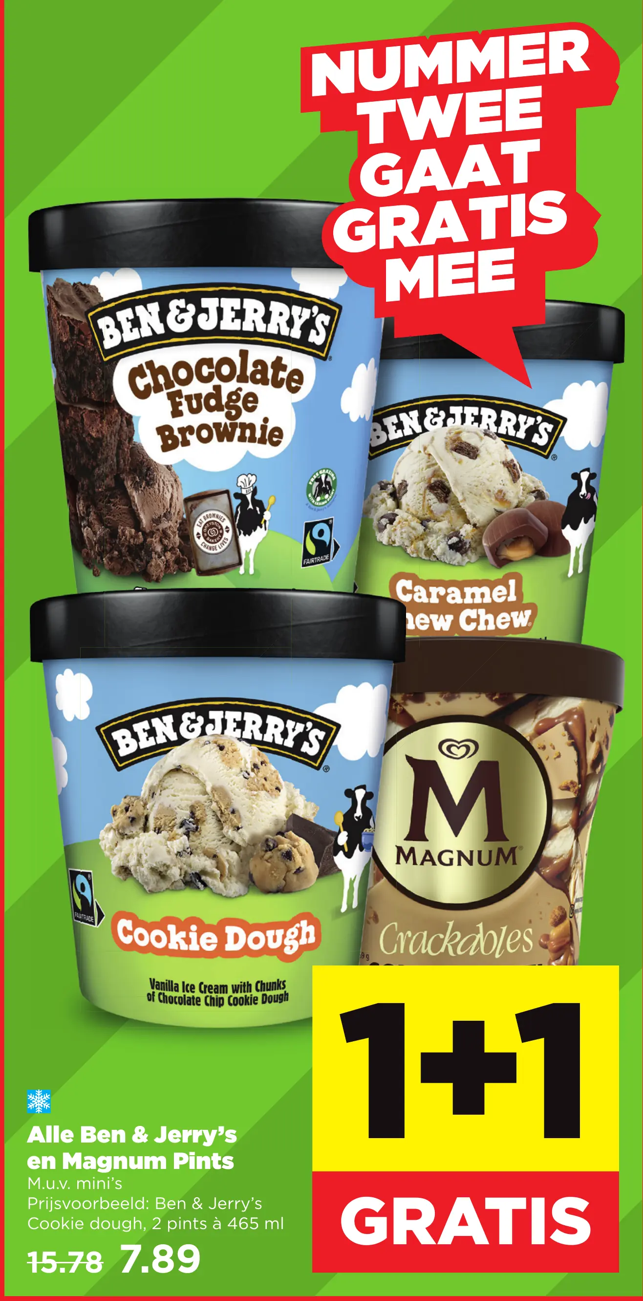 Alle Ben & Jerry's en Magnum Pints