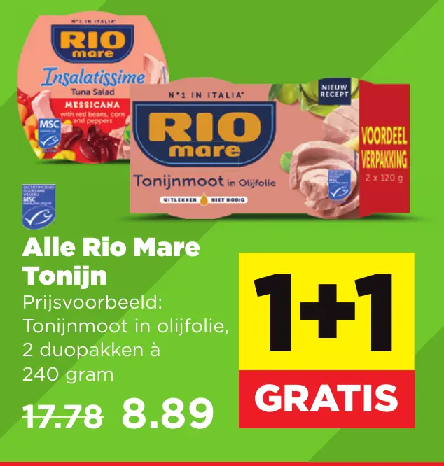 Alle Rio Mare Tonijn