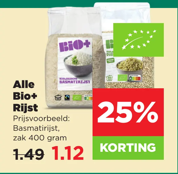 Alle Bio+ Rijst