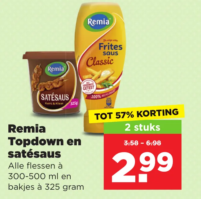 Remia Topdown en satésaus