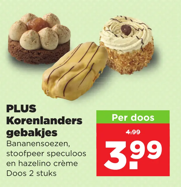 PLUS Korenlanders gebakjes
