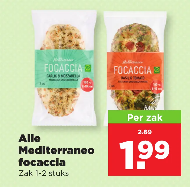 Alle Mediterraneo focaccia