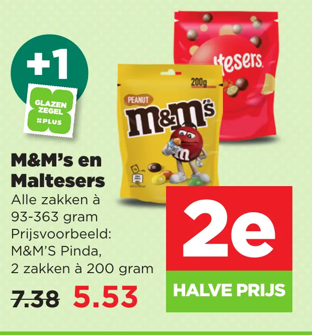 M&M's en Maltesers