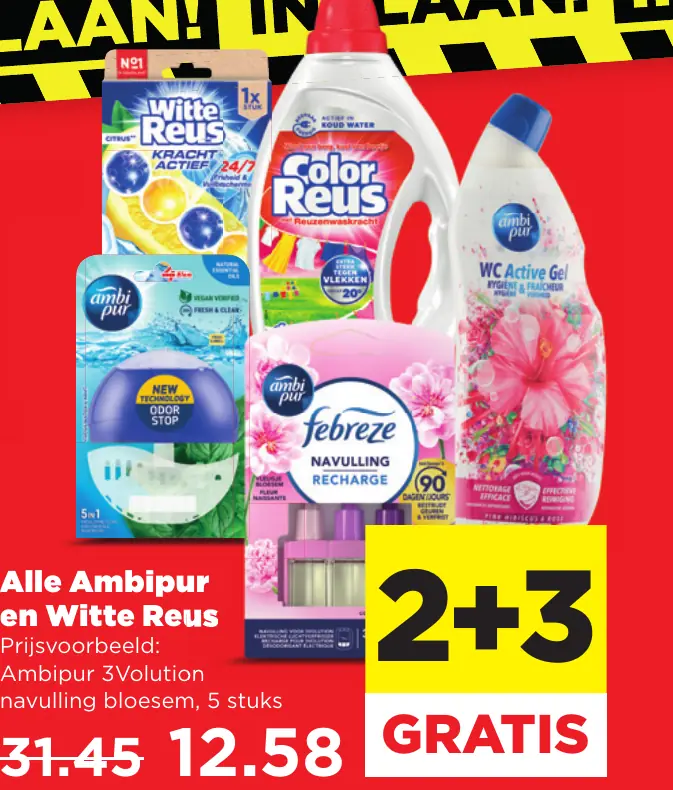 Alle Ambipur en Witte Reus