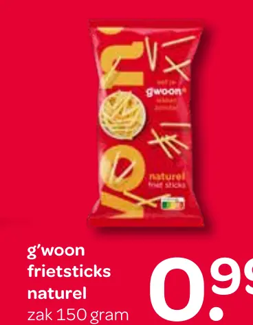 frietsticks naturel