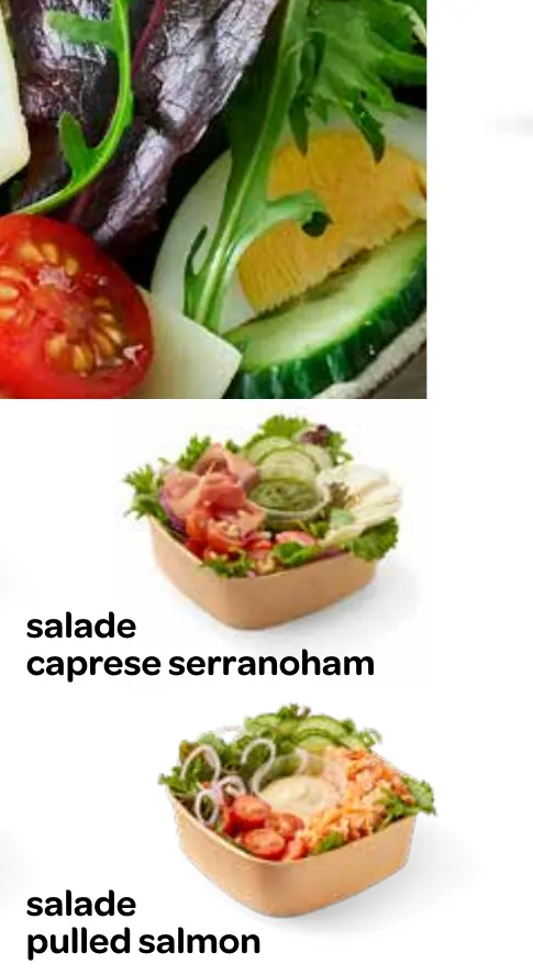 salade caprese serranoham