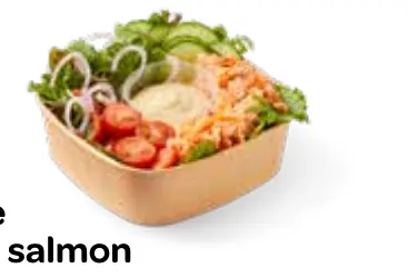 salade pulled salmon
