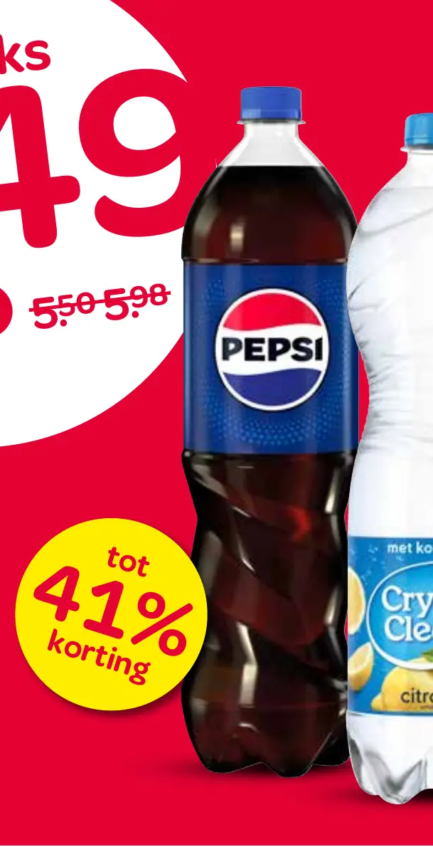 Pepsi pepsi of crystal clear