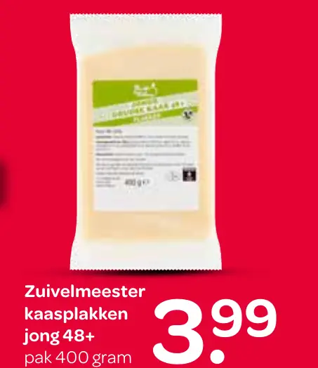 Zuivelmeester kaasplakken jong 48+