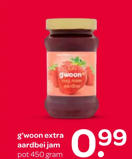 extra aardbei jam