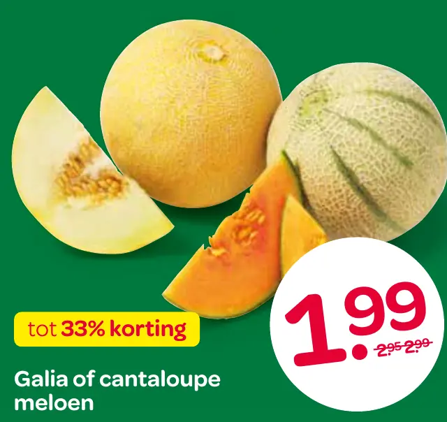 galia of cantaloupe meloen