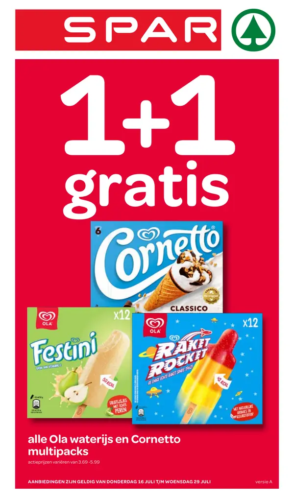 Cover van de Spar folder week 29