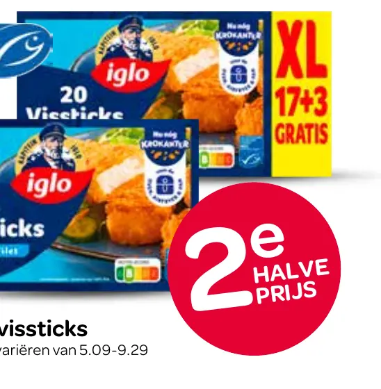 Iglo vissticks