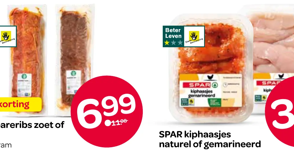 spareribs zoet of pikant