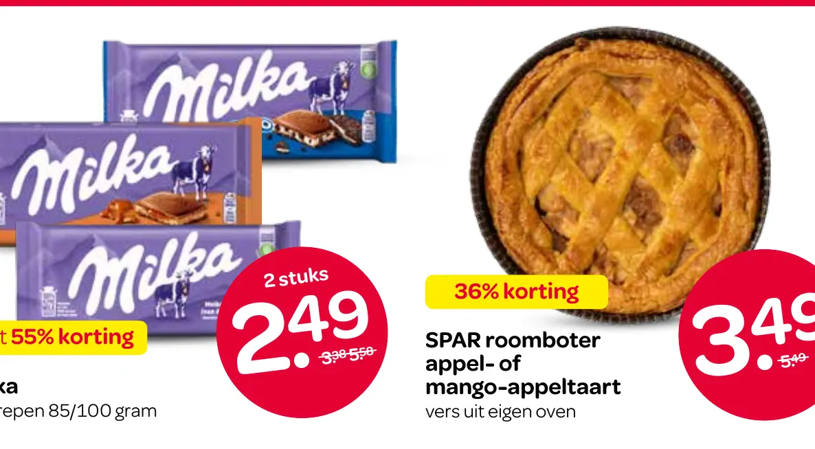 roomboter appel- of mango-appeltaart