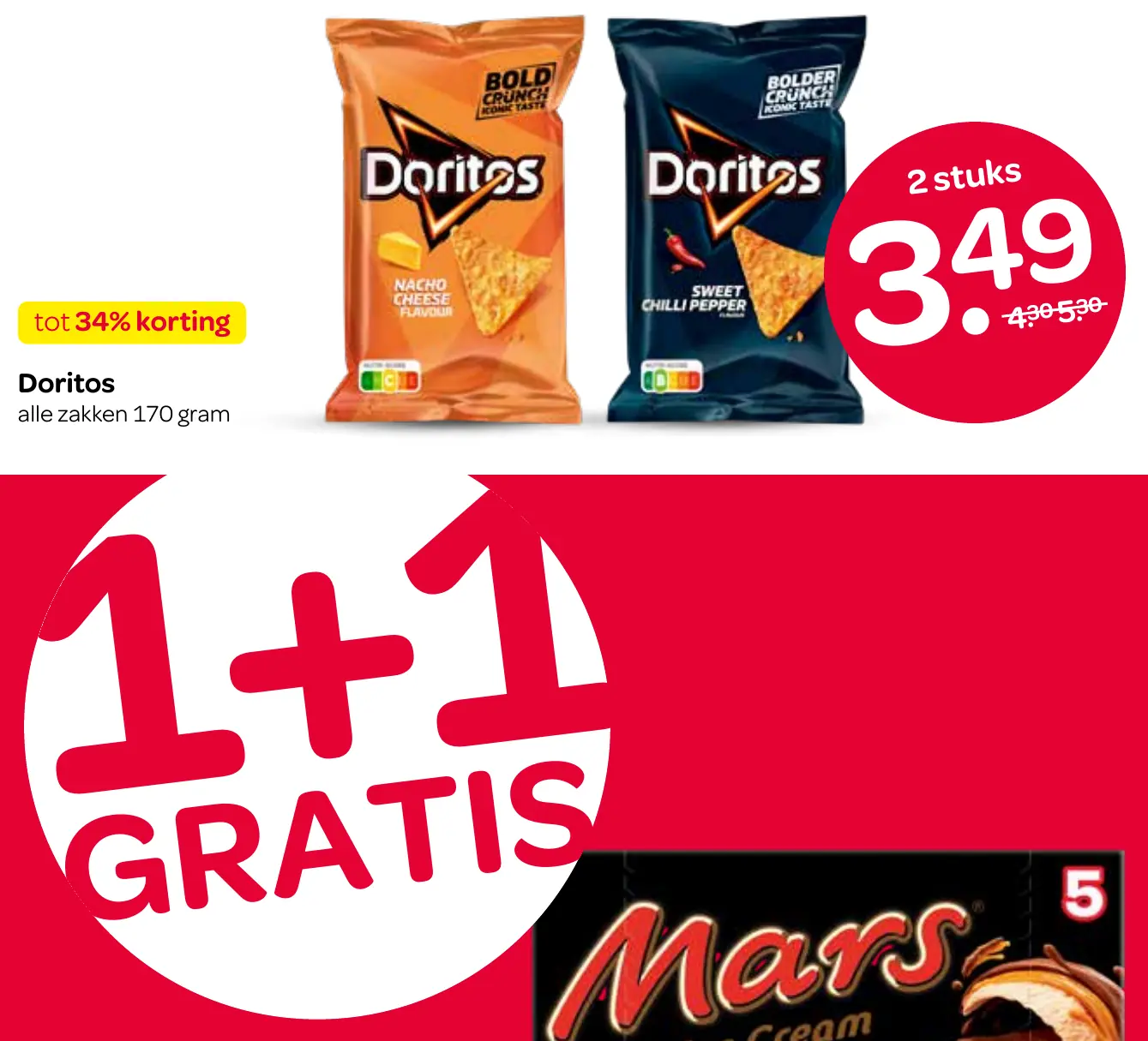 doritos alle zakken 170 gram