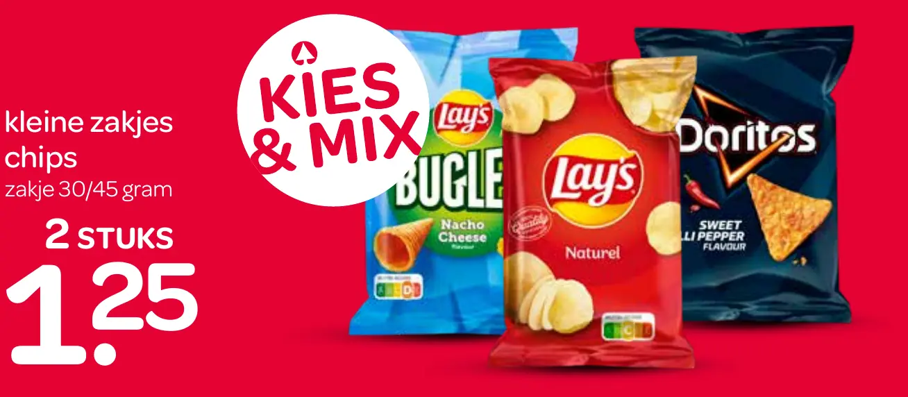 kleine zakjes chips