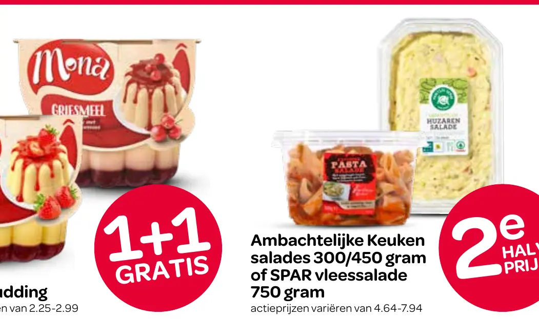 ambachtelijke keuken salades of spar vleessalade