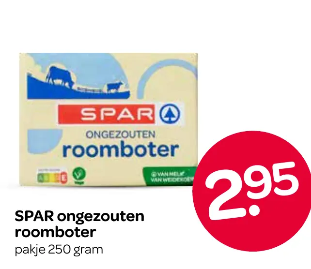 ongezouten roomboter