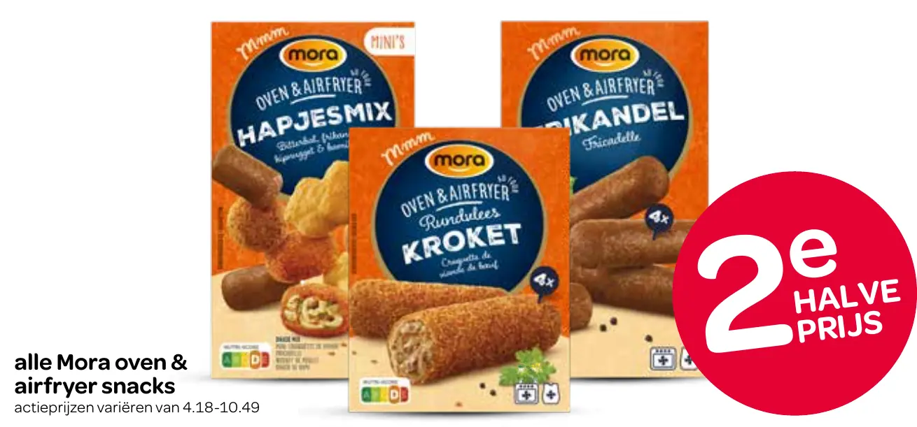 alle mora oven & airfryer snacks