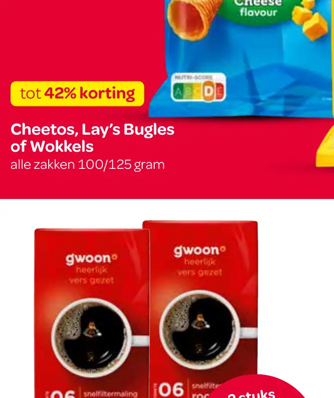 g'woon rood snelfilter