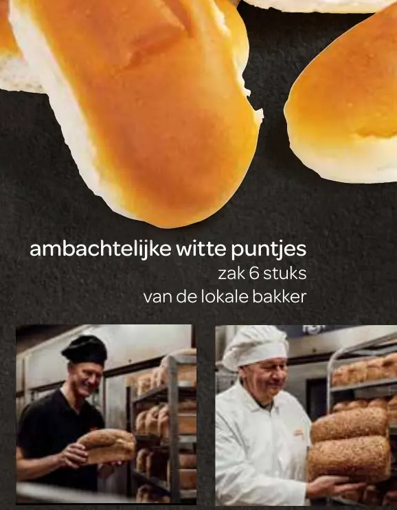 ambachtelijke witte puntjes