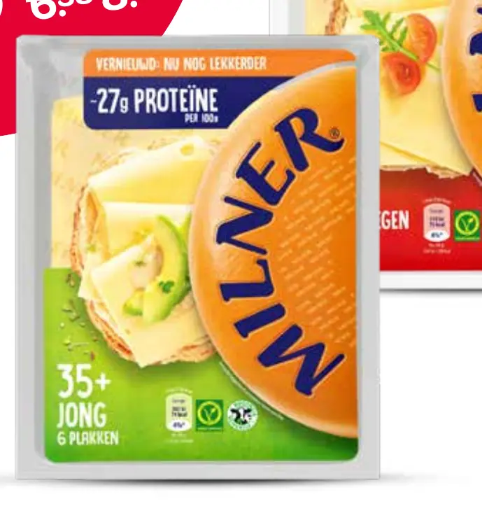 Milner kaasplakken — tot 52% korting