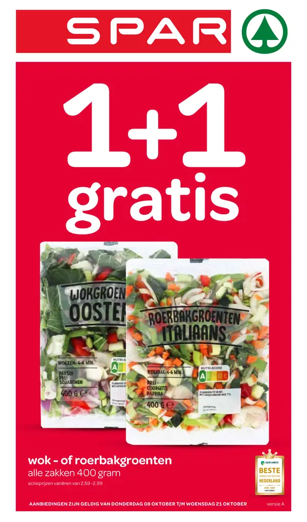 Cover van de Spar folder week 41