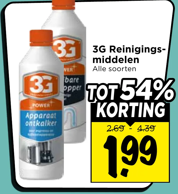 3g reinigingsmiddelen