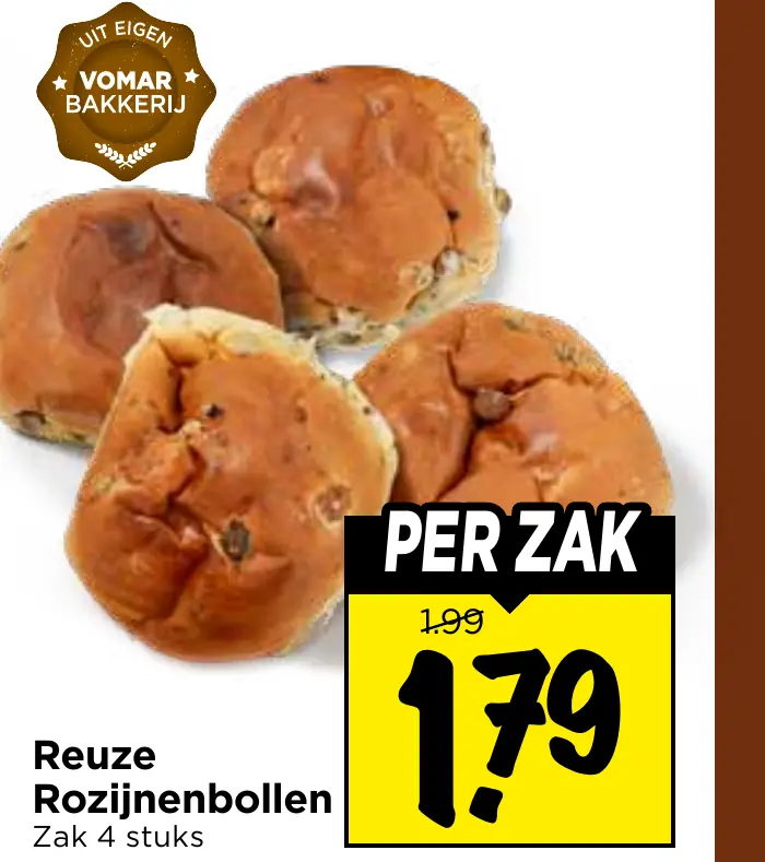reuze rozijnenbollen