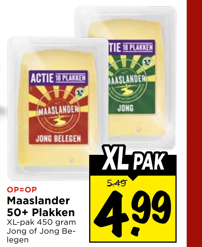 maaslander 50+ plakken