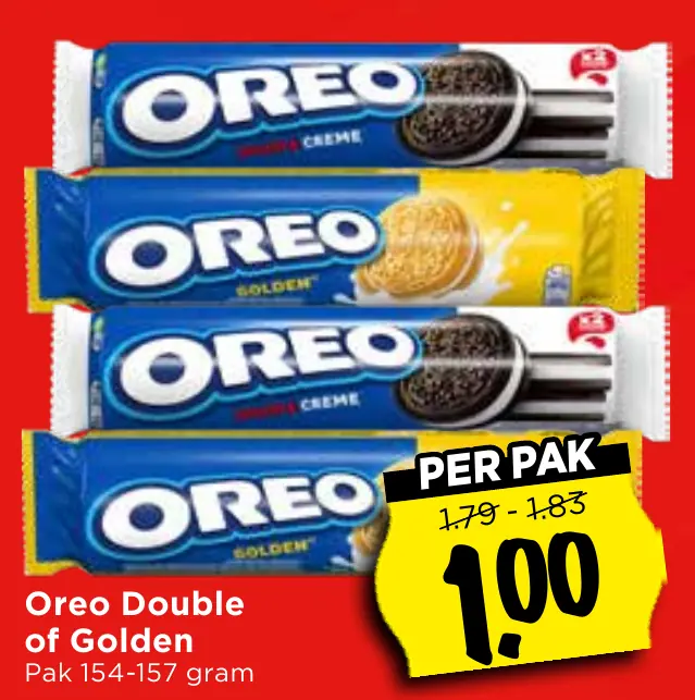Oreo double of golden