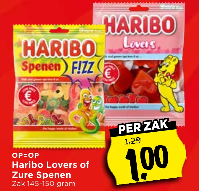 Haribo lovers of zure spenen