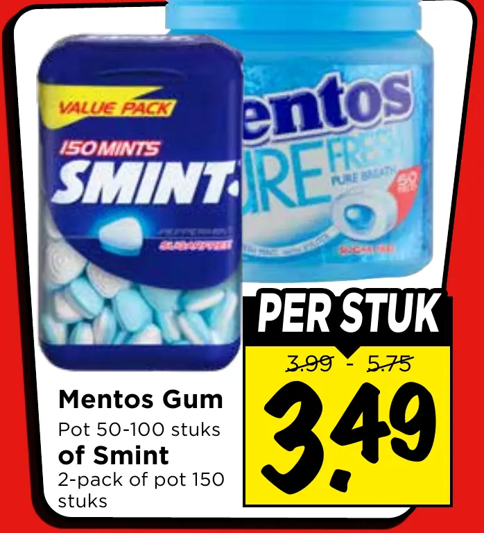 mentos gum of smint