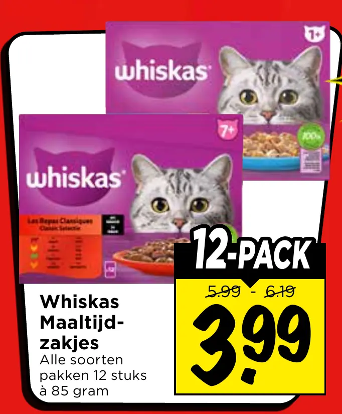 Whiskas maaltijdzakjes