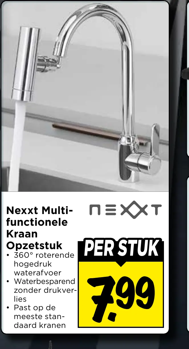 nexxt multifunctionele kraan opzetstuk