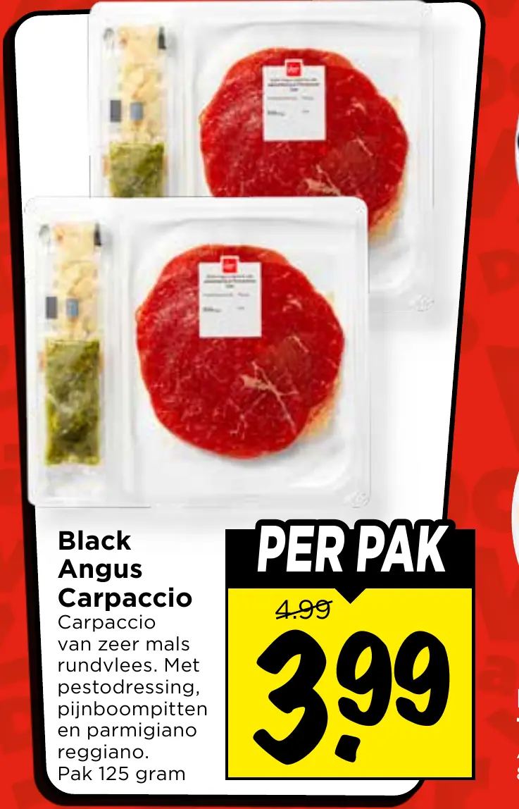 black angus carpaccio